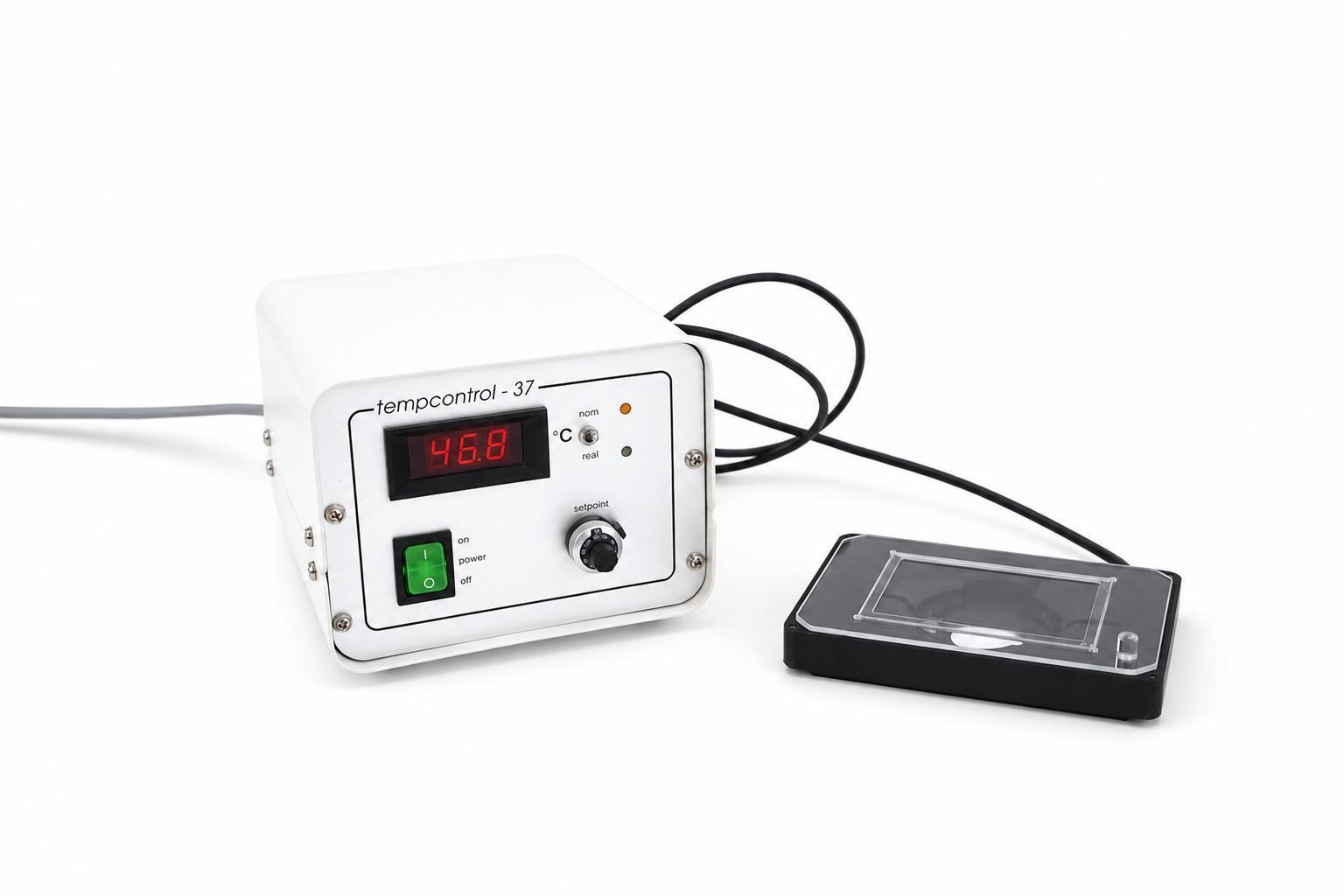 Pecon P S1 Heating Insert Stage Incubator with tempcontrol 37 for Zeiss Axio Observer