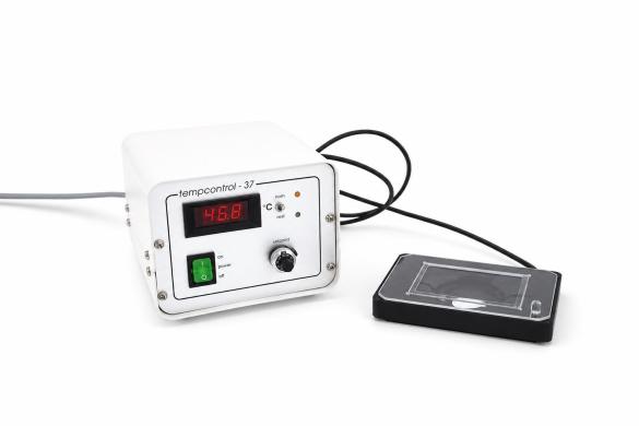 Pecon P S1 Heating Insert Stage Incubator with tempcontrol 37 for Zeiss Axio Observer-cover