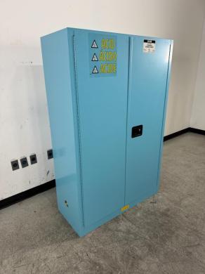 Uline H-3776M 45 Gallon Corrosive Chemical Storage Cabinet-cover