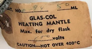 Glas-Col O394 Fabric Heating Mantle with Zipper Closure (50 mL), 5 of 5