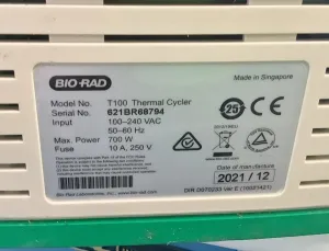 Bio-Rad T100 Benchtop Thermal Cycler with Gradient PCR Capability, 15 of 23