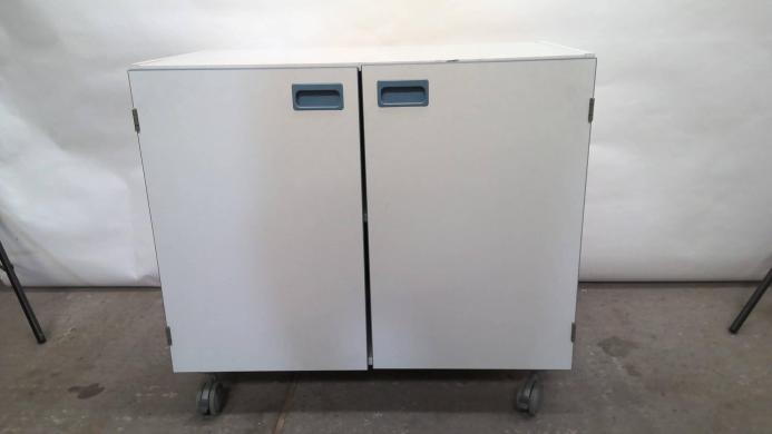 Vinitex Double Door Cabinet with Wheels White 900x520x810-cover