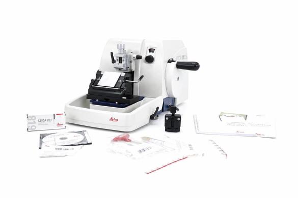 Leica RM2235 Manual Rotary Microtome for Routine Histology Sectioning, Histocore BIOCUT-cover