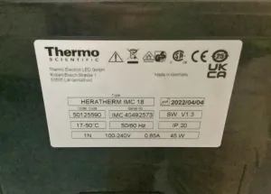 Thermo Scientific Heratherm IMC18 Benchtop Microbiological Incubator, 12 of 12