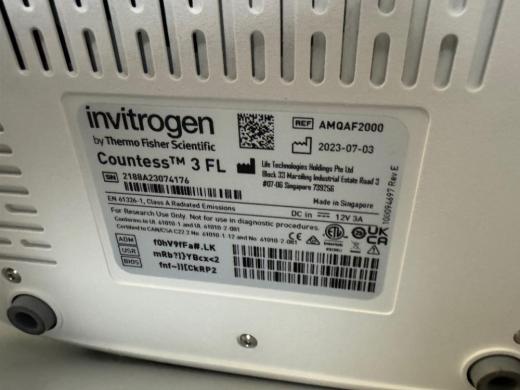 Invitrogen Countess 3 FL Automated Fluorescence Benchtop Cell Counter-cover