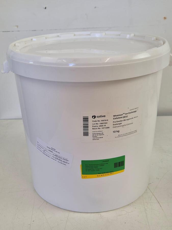 Cytiva DE52 10 kg Diethylaminoethyl Cellulose Ion Exchange Chromatography Resin