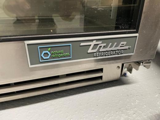 True TUC-24G-HC-FGD01 Glass Door Undercounter Refrigerator with Stainless Steel Interior-cover