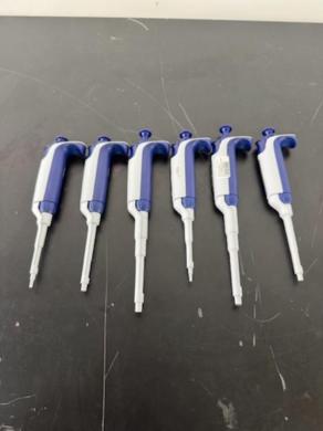 Rainin Pipet-Lite XLS Single Channel Pipettes - Set of 6 for Precise Liquid Handling-cover