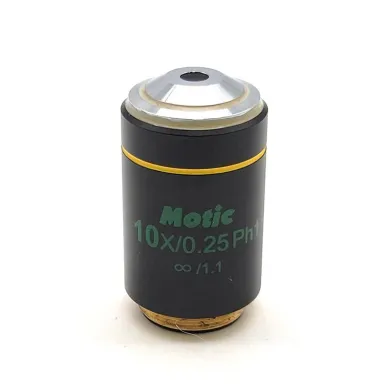 Motic Microscope Objective Plan 10x Ph1 ∞/1.1 Phase Contrast