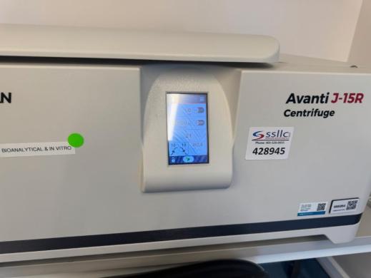Beckman Coulter Avanti J-15R Refrigerated Centrifuge-cover