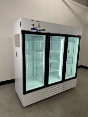 Fisher Scientific Isotemp Triple-Door Glass Laboratory Refrigerator Model 1157G22-cover