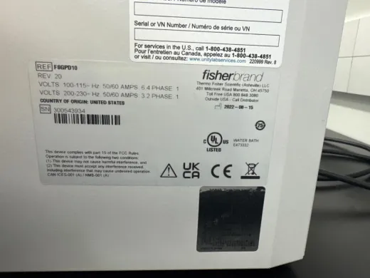 Thermo Fisher Scientific Isotemp GPD10 Digital Laboratory Water Bath