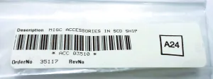 Agilent PRO-8-4 and 35117 SCD Tube Assembly and Parts for Electron Capture Detector, 3 of 3