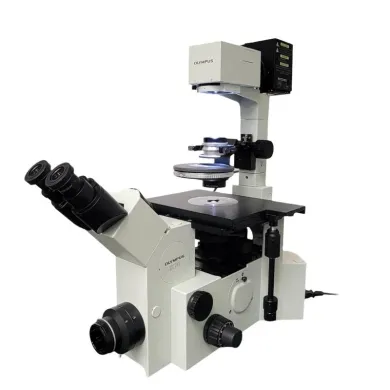 Olympus IX70 Inverted Microscope with HMC Hoffman Modulation Contrast