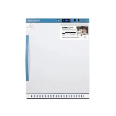 Accucold MLRS62BIADAMCLK 6 Cu.Ft. ADA Height Breast Milk Refrigerator with Lockers