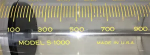 Hamilton S-1000 Super GasTight Injection Syringe (1000mL), 3 of 3