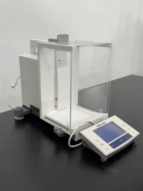 Mettler Toledo XS64 Analytical Balance with Glass Draft Shield and Touchscreen Interface