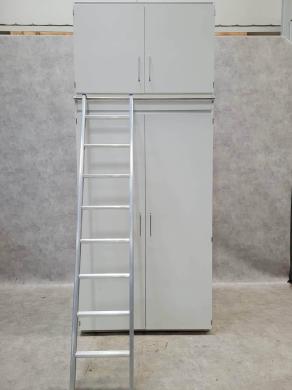 S+B Laboratory Cabinet with Top Cupboard and Ladder-cover