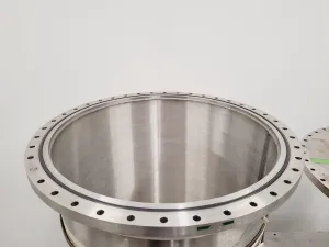 TEM Vacuum Chamber Parts 60cm Diameter, 98cm Height on Aluminium Bench, 7 of 17