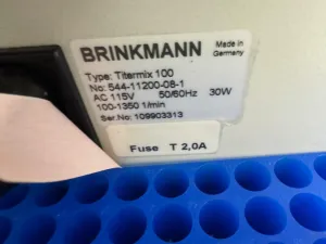 Brinkmann TiterMix 100 Titer Plate Shaker with Adjustable Speed Control, 2 of 2