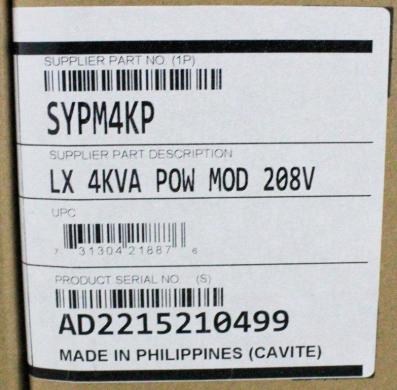 APC SYPM4KP Symmetra LX 3200W Double Conversion Modular UPS Power Module 208V-cover