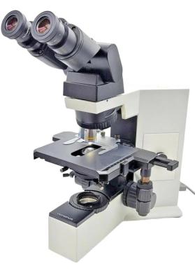 Olympus BX40 Compound Microscope with LED Illumination and 100X Oil Objective-cover