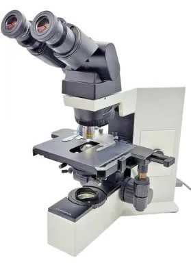 Olympus BX40 Compound Microscope with LED Illumination and 100X Oil Objective