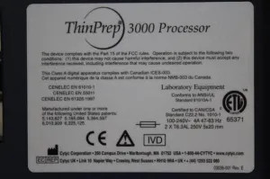 Cytyc ThinPrep 3000 Processor, 4 of 4