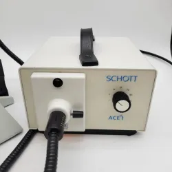 Schott Dual Gooseneck Fiber Optic Illuminator for Olympus SZX-FOF Stereo Microscope, 4 of 4
