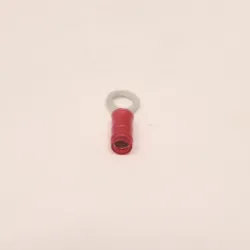 TE Connectivity MS25036-103 Red Ring Tongue Terminal, M5, 18 AWG PIDG Series (14 Pack), 4 of 5