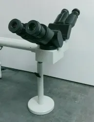 Olympus BX40 Compound Microscope with Dual Port Side-by-Side Teaching Bridge, 8 of 8