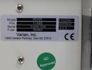 Varian VK7025 Dissolution Apparatus with Enhanced Control, 10-250 RPM, 230V, 6 of 12