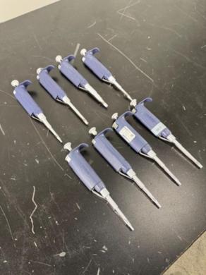 Rainin Pipet Lite Single-Channel Manual Micropipette Set, 8-Pack, Multi-Volume Ranges-cover