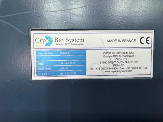 Cryo Bio System SYMS II Cryogenic Tube Sealing Device with Touchscreen Interface-cover