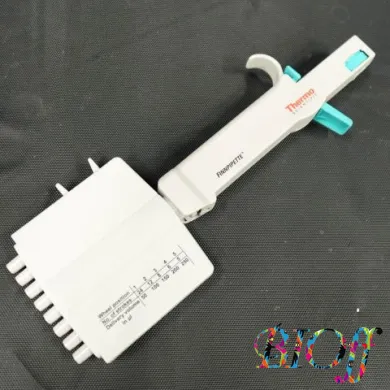Thermo FINNPIPETTE Multistepper 8-Channel 50–250 µL Pipette 4540500