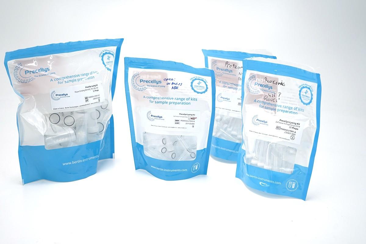 Bertin Technologies Mix CK14 Sample Preparation Consumables, 7 mL and 0.5 mL, Open Bags