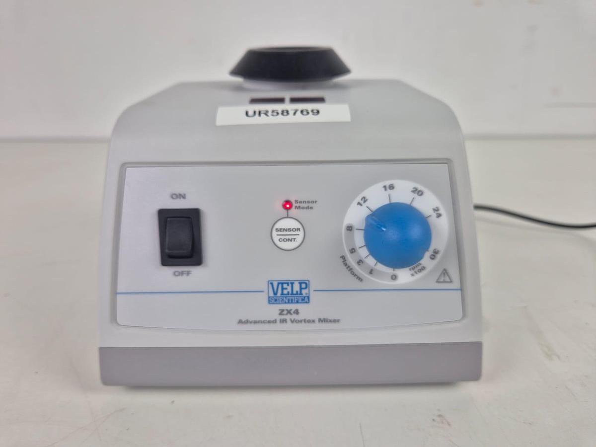 VELP Scientifica ZX4 High-Performance Variable Speed Vortex Mixer with IR Sensor