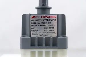 Edwards E1M18 Rotary Vacuum Pump with Agilent G3199B Quiet Cover and EMF10 Oil Mist Filter, 7 of 7