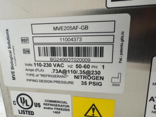 MVE 200 Series TEC 3000 Cryo Storage System for Ultra-Low Temperature Biological Sample Storage-cover