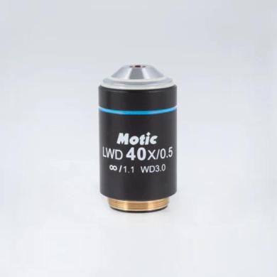 Motic CCIS® Plan Achromatic Long Working Distance Objective Lens 40X/0.5 NA (WD 3.0 mm)-cover