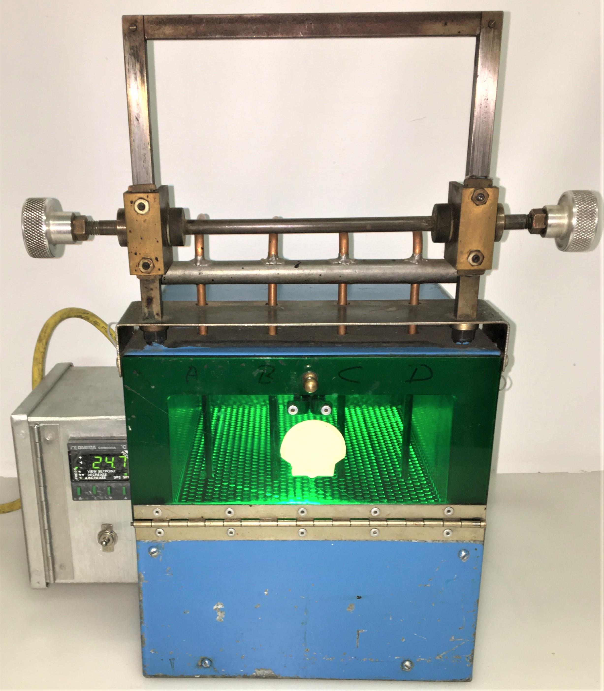 Custom-Made Tube Evaporation-Extraction System with Omega CN9000A Temperature Controller
