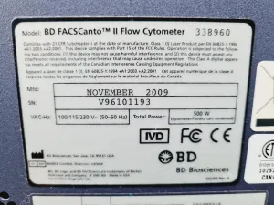 BD FACSCanto II Flow Cytometer with Fluidics Cart and Software, 10 of 50