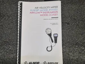 TSI Alnor LCA501 Handheld Rotating Vane Air Velocity Meter, 7 of 8