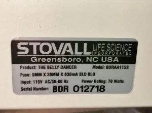 Stovall Belly Dancer Orbital Shaker with Adjustable Angle and 0-100 RPM Speed Range, 15 of 15