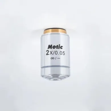 MOTIC CCIS® Plan Achromatic Objective EC-H PL 2X/0.05 with 7.2mm Working Distance