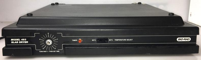 Bio-Rad 483 Gel Slab Dryer for High-Resolution Gel Preservation-cover