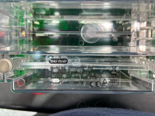 Bio-Rad Criterion Cell Gel Electrophoresis Chamber for Laboratory Applications-cover