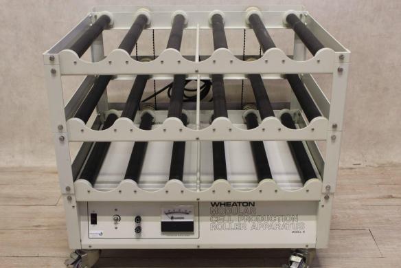 Cell culture rollerbottle bank Model III Wheaton-cover