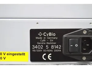 Analytik Jena CyBio CyBi-Well Vario Automated Liquid Handling System with 96/250 µl and Capillary Heads, 27 of 30