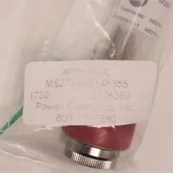Amphenol MS27484E14F35S Circular MIL-Spec 37-Pin Straight Plug Socket Connector, 2 of 3
